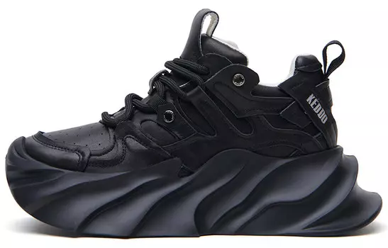 Кроссовки KEDDO Chunky Sneakers Unisex Low-top, черный