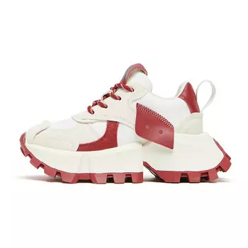 Кроссовки KEDDO Chunky Sneakers Women's Low-top, цвет Apricot Coffee