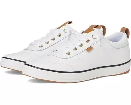 Кроссовки Keds Center III Slip-On, цвет White/Navy Leather