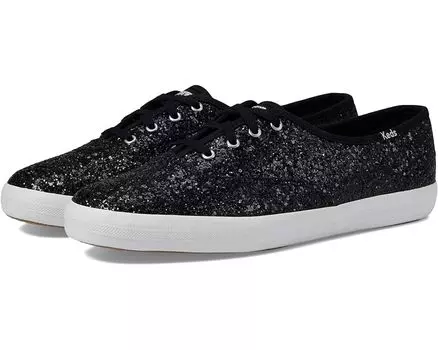 Кроссовки Keds Champion Glitter Lace Up, черный