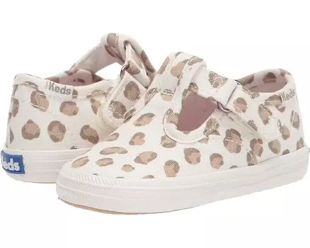 Кроссовки Keds Champion Lace Toe Cap T-Strap, цвет Leopard 1