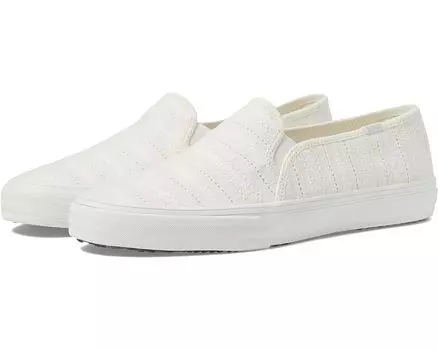Кроссовки Keds Double Decker Slip On, цвет White Eyelet