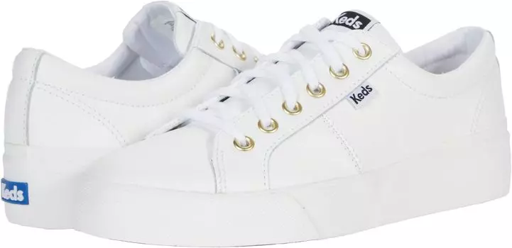 Кроссовки Keds Jump Kick Duo Lace Up, цвет White/Gold