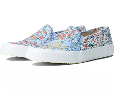 Кроссовки Keds Keds x Rifle Paper Double Decker Wildwood, цвет Blue/White