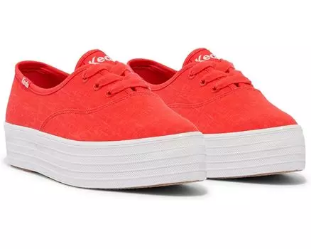 Кроссовки Keds Point Lace-Up, цвет Red Linen