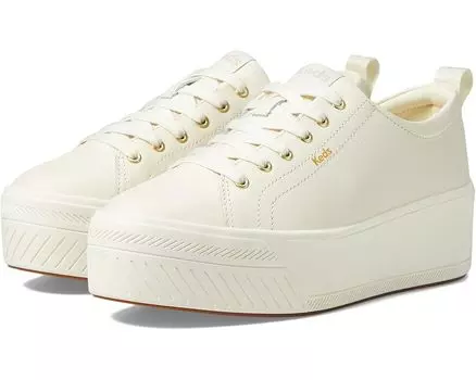 Кроссовки Keds Skyler Lace Up, цвет Off-White Leather