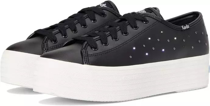 Кроссовки Keds Triple Up Leather, цвет Black Light Up