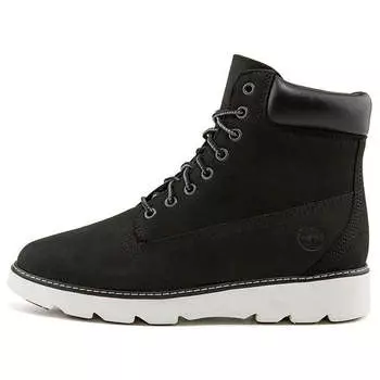 Кроссовки keely field 6 inch wide-fit hiking boots 'black nubuck' Timberland, черный