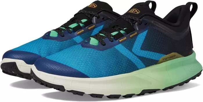 Кроссовки KEEN 450 Dirt, цвет Blue Danube/Absinthe Green