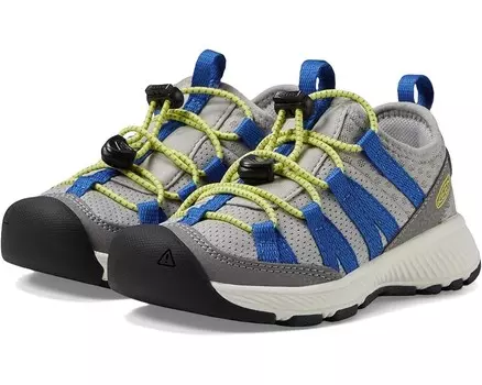 Кроссовки KEEN Kids Motozoa Sneaker, цвет Steel Grey/Evening Primrose