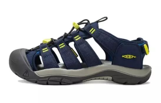 Кроссовки KEEN Newport Boundless Kids Outdoor Shoes GS Low-top Blue/Green, зеленый