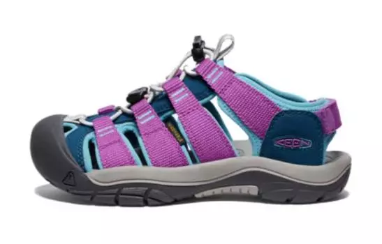 Кроссовки KEEN Newport Boundless Kids Outdoor Shoes GS Low-top Blue-violet, серый