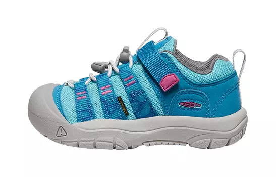 Кроссовки KEEN Newport H2 Kids Outdoor Shoes PS Low-top Fjord Blue/fjord Red, голубой