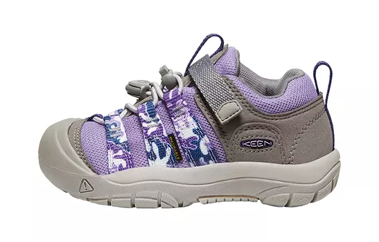 Кроссовки KEEN Newport H2 Kids Outdoor Shoes PS Low-top Pinky Purple/smoky Rain, светло-фиолетовый