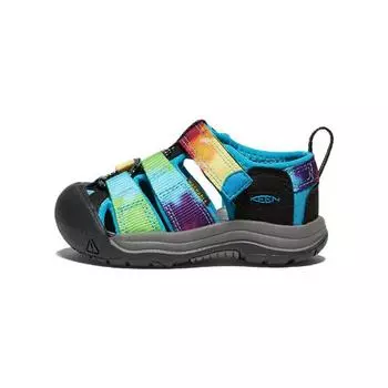 Кроссовки KEEN Newport H2 Toddler Shoes TD Low-top Rainbow Tie-dye Pattern, черный