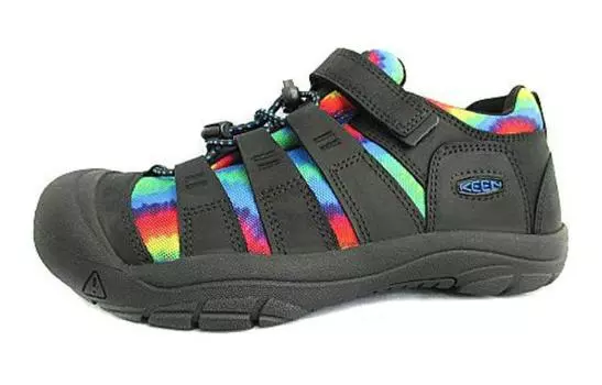 Кроссовки KEEN Newport Kids Outdoor Shoes GS Low-top Black/Red, черный/красный