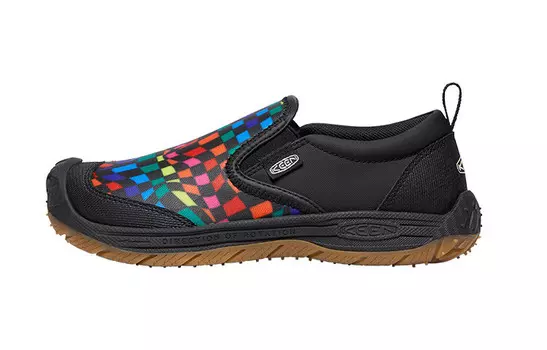 Кроссовки KEEN SPEED HOUND Kids Outdoor Shoes GS Low-top Black/multi-color Combination, черный
