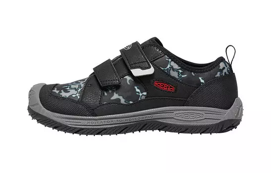 Кроссовки KEEN SPEED HOUND Kids Outdoor Shoes GS Low-top Black/pattern Camouflage, черный