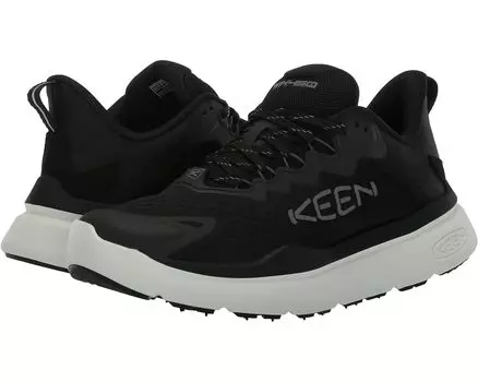 Кроссовки KEEN WK450, цвет Black/Star White