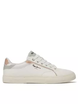 Кроссовки Kenton Mix W Pepe Jeans, белый