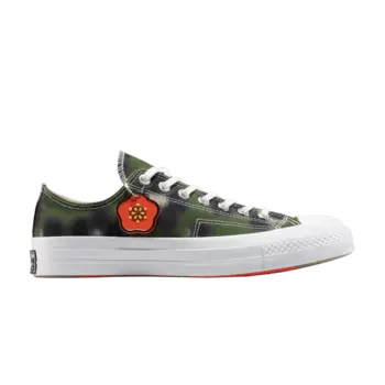Кроссовки Kenzo x Chuck 70 Low 'Cypress Black White', зеленый