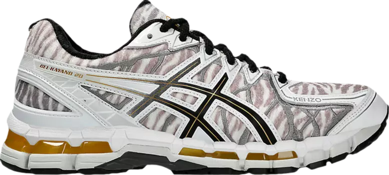 Кроссовки Kenzo x Gel Kayano 20 'Off White Zebra', кремовый