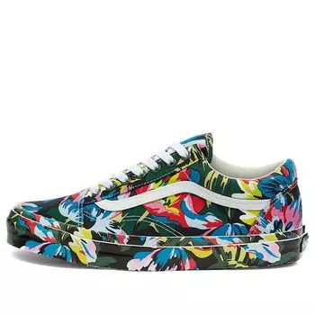 Кроссовки kenzo x og old skool lx 'floral green' Vans, черный