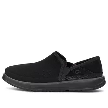 Кроссовки kick it slip on athleisure casual sports shoes black с флисовой подкладкой Ugg, черный