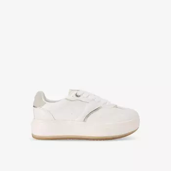 Кроссовки Kick с плетеной подошвой и низким верхом Kg Kurt Geiger, белый