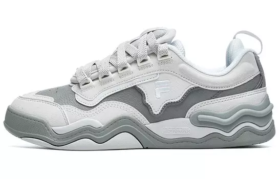 Кроссовки KICK Wave Bottom, обувь для скейтбординга, женские, низкие, дождевые, туманные, серые / сплав, пепельный Fila Fusion