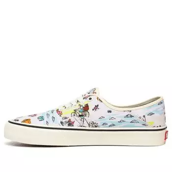 Кроссовки kide authentic surf white Vans, белый