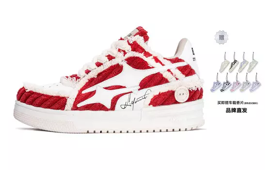 Кроссовки KILLWINNER Skateboarding Shoes Unisex Low-top White, красный