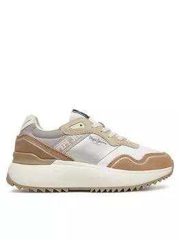 Кроссовки Kimi Glam Pls60042 Pepe Jeans, бежевый