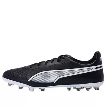 Кроссовки king match mg 'black white' Puma, черный