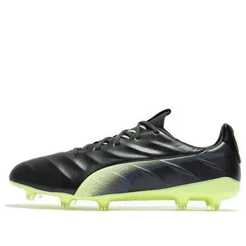 Кроссовки king platinum 21 fg 'black green' Puma, черный