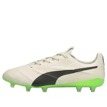 Кроссовки king platinum 21 vegan fg ag 'ivory glow green glare' Puma, бежевый