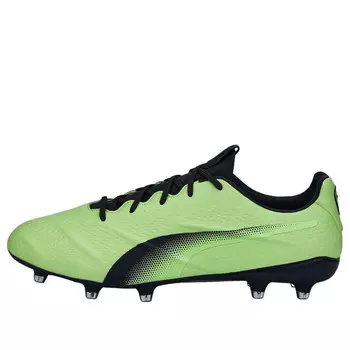 Кроссовки king platinum 21 vegan fg ag 'fizzy light black' Puma, черный