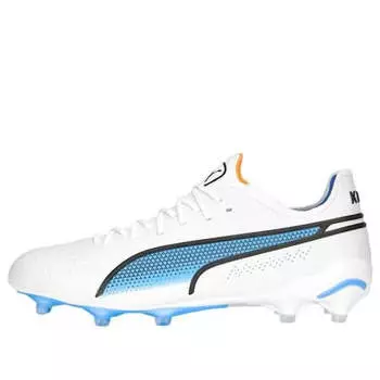 Кроссовки king ultimate fg ag 'white blue' Puma, белый
