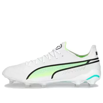Кроссовки king ultimate fg ag 'white electric peppermint' Puma, белый