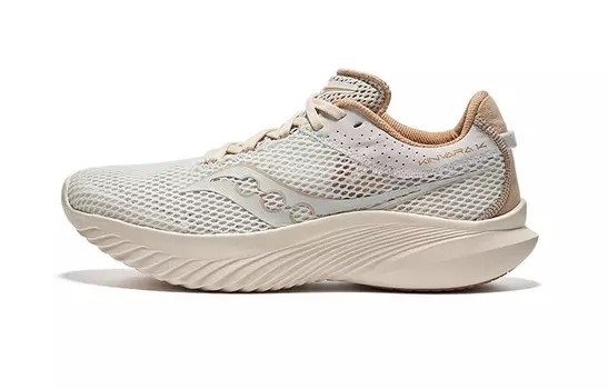 Кроссовки Kinvara 14 унисекс с низким верхом бежевые Saucony