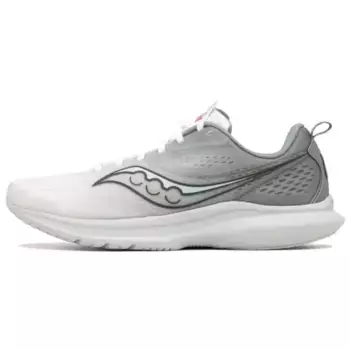 Кроссовки Kinvara 14 унисекс с низким верхом белые/серые Saucony