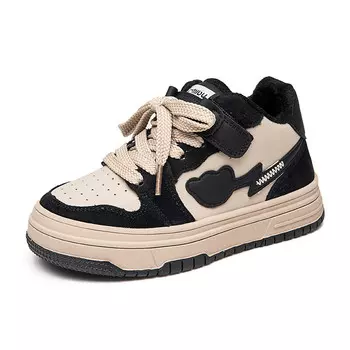 Кроссовки KISS DUCK Kids Skateboarding Shoes Kids Mid-top, цвет Burgundy