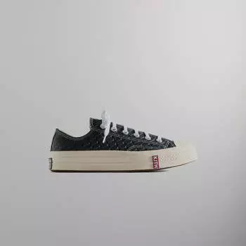 Кроссовки Kith for Converse Chuck Taylor All Star 1970 Ox, цвет Black/Scarab/Egret Deco
