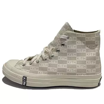 Кроссовки kith x chuck 70 high 'natural monogram' Converse, белый
