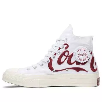 Кроссовки kith x coca-cola x chuck 70 hi 'russia' Converse, белый