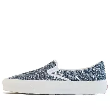 Кроссовки kith x vault og classic slip-on lx 'paisley' Vans, синий