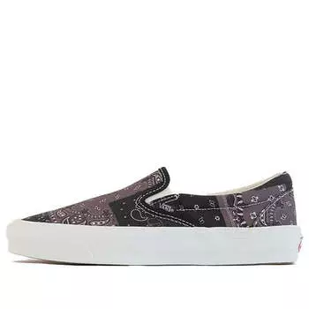 Кроссовки kith x vault og classic slip-on lx 'bandana - moonless night' Vans, фиолетовый