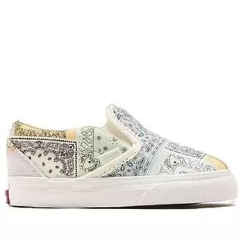 Кроссовки kith x vault og classic slip-on 'bandana multi' Vans, мультиколор