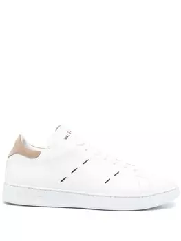 Кроссовки Kiton из кожи, белый