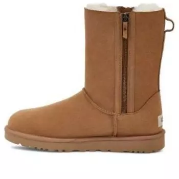 Кроссовки классические короткие на молнии Ugg, коричневый